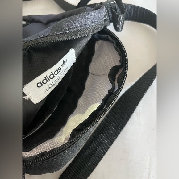 Adidas Women's Camouflage Crossbody Bag - Black and Green - Picture 5 of 9